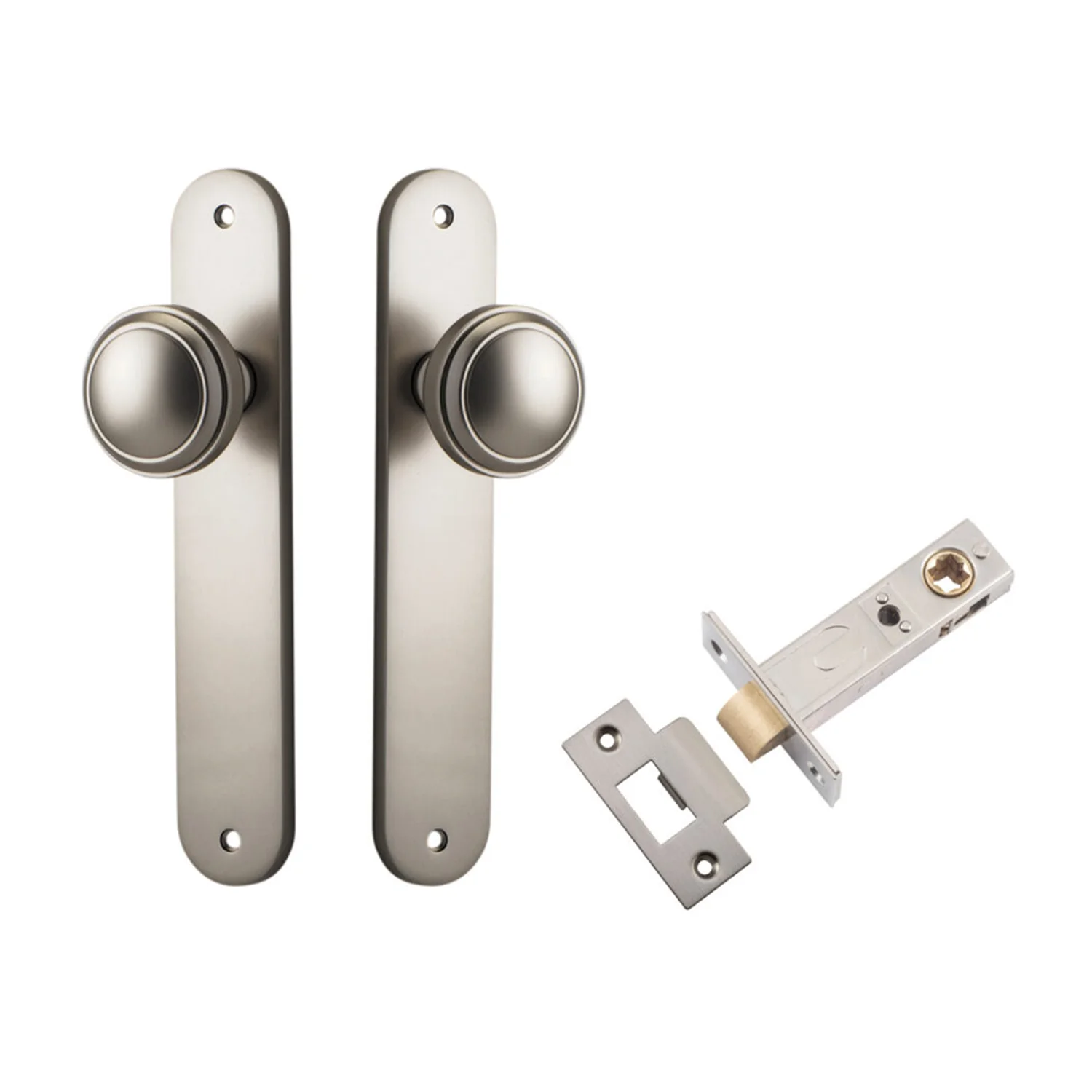 Iver Paddington Door Knob on Oval Backplate Passage Kit - Available in Various Finishes - Image 11