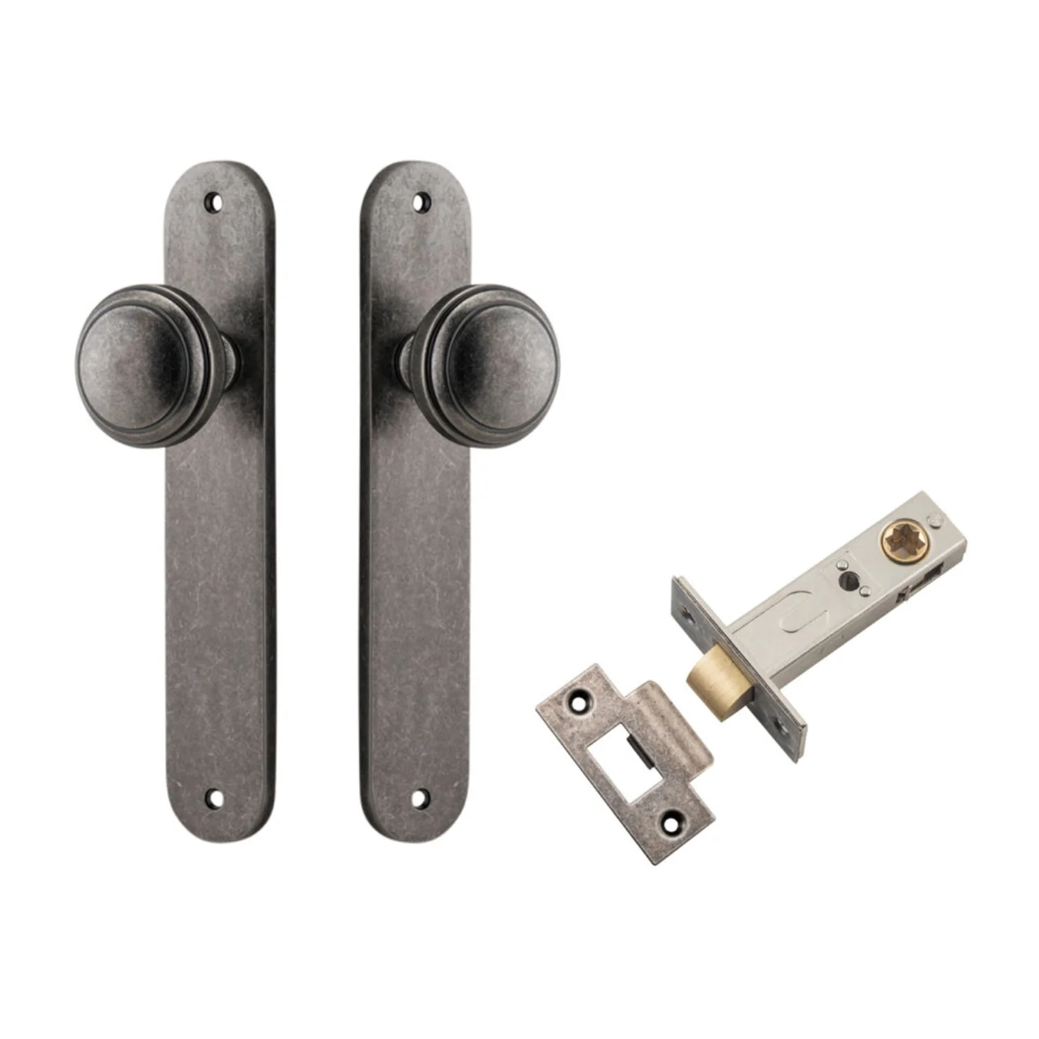 Iver Paddington Door Knob on Oval Backplate Passage Kit - Available in Various Finishes - Image 6