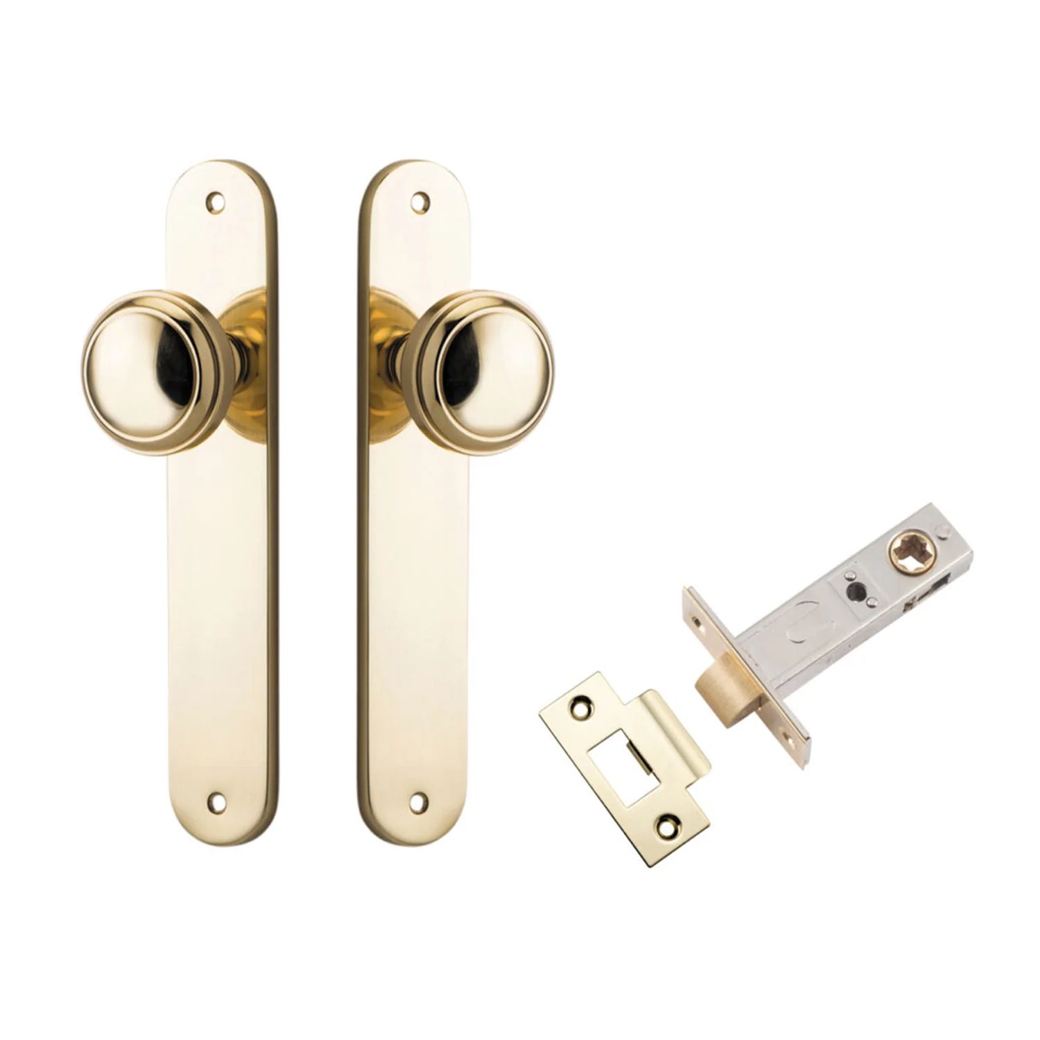 Iver Paddington Door Knob on Oval Backplate Passage Kit - Available in Various Finishes - Image 8