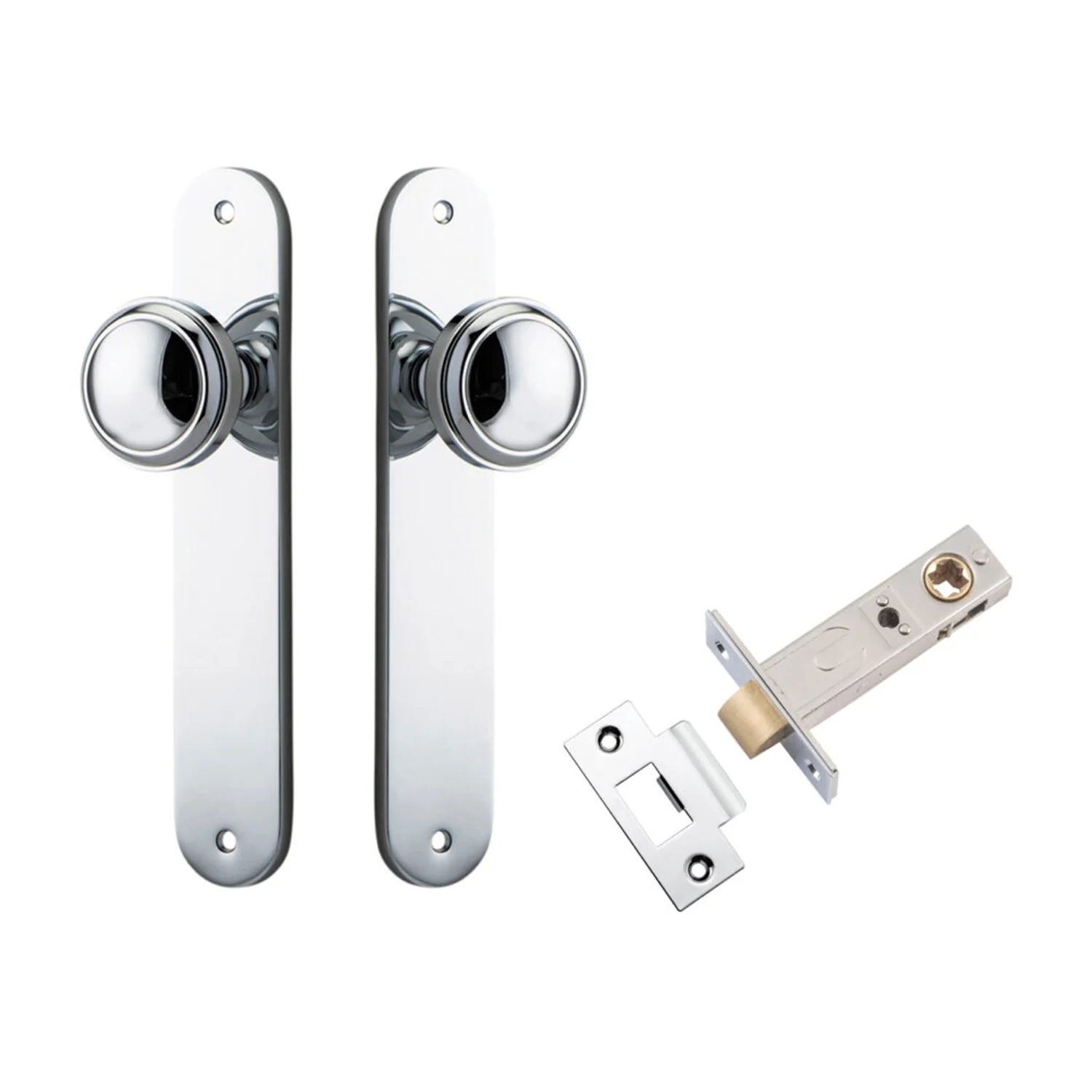 Iver Paddington Door Knob on Oval Backplate Passage Kit - Available in Various Finishes - Image 9