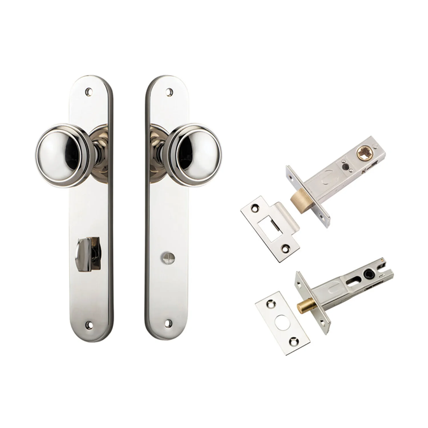 Iver Paddington Door Knob on Oval Backplate Privacy Kit with Turn - Available in Various Finishes - Image 12