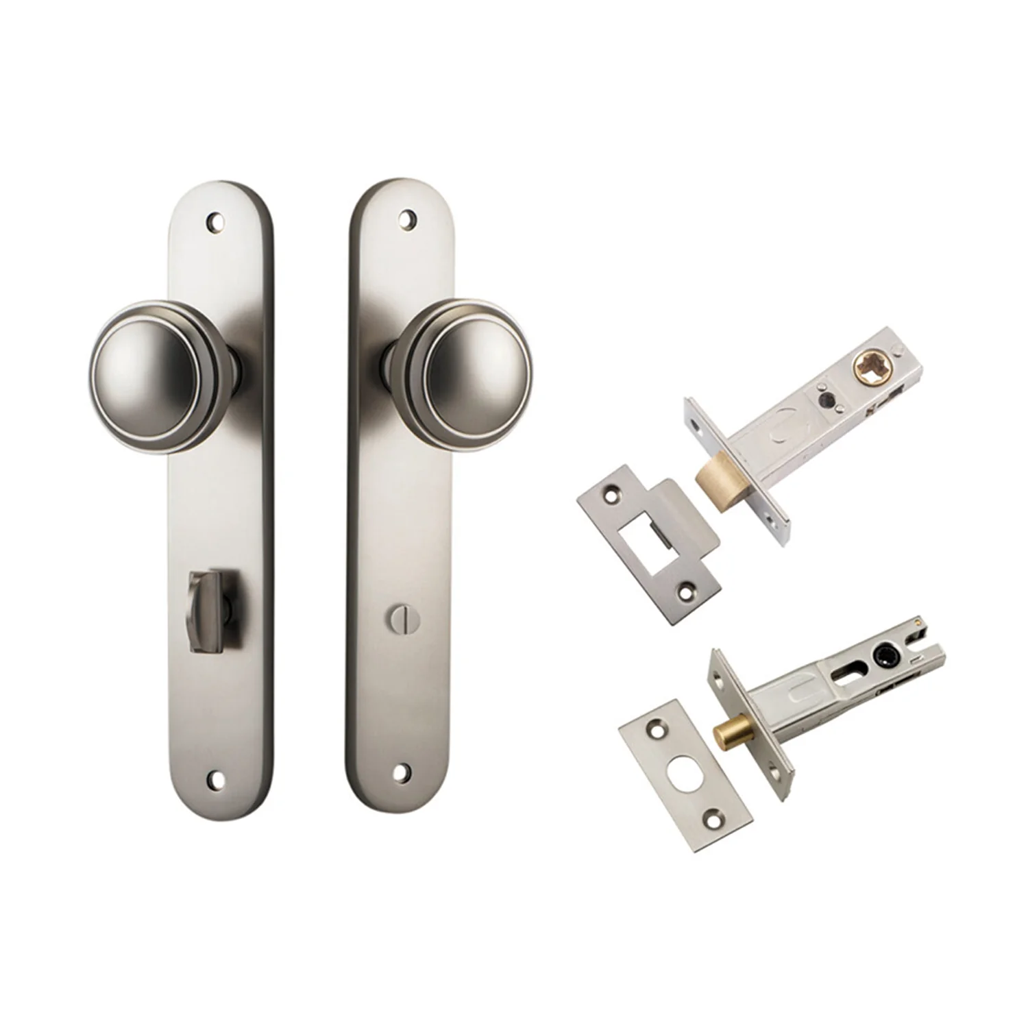 Iver Paddington Door Knob on Oval Backplate Privacy Kit with Turn - Available in Various Finishes - Image 13