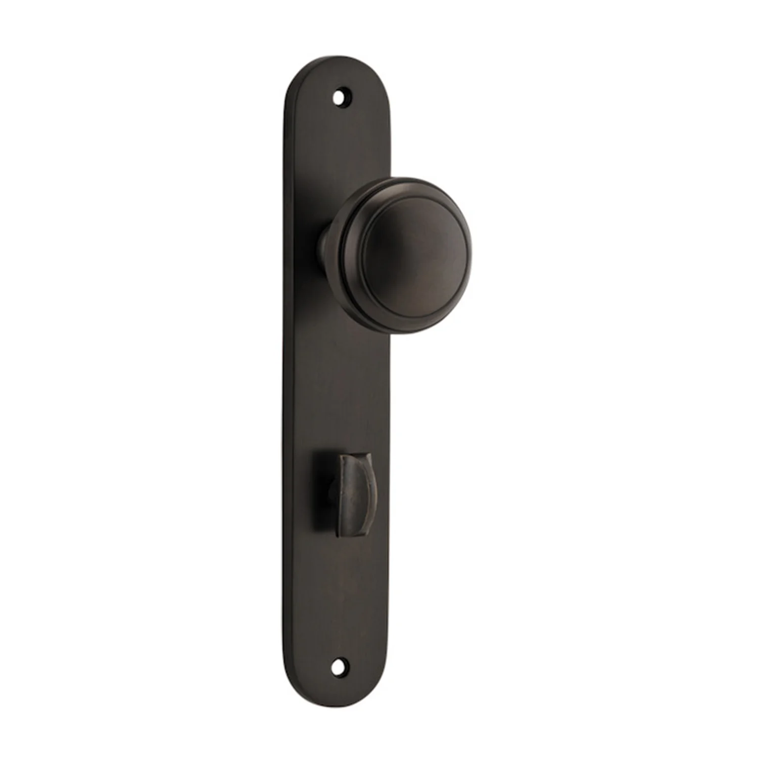 Iver Paddington Door Knob on Oval Backplate Signature Brass - Image 6