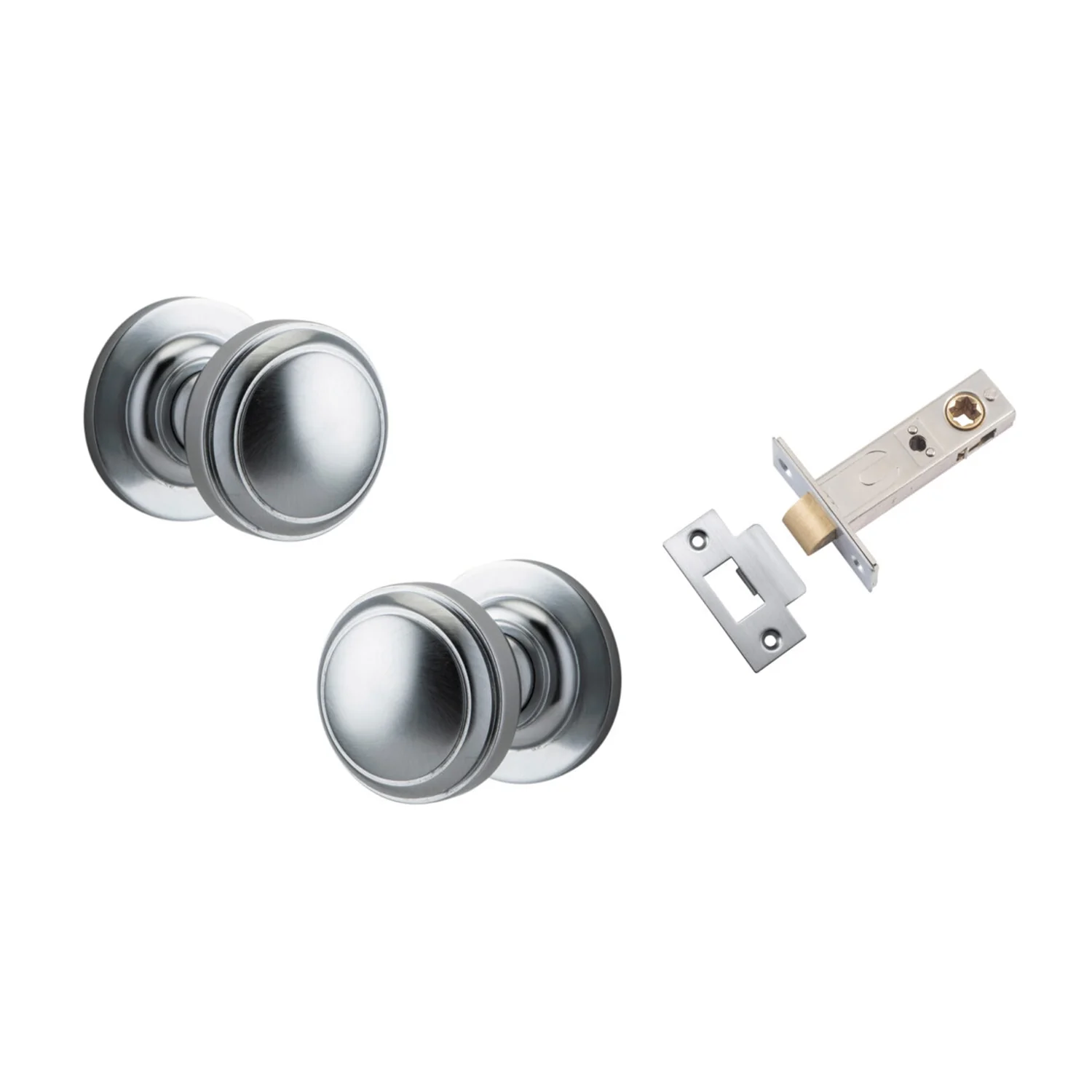 Iver Paddington Door Knob on Round Rose Passage Kit - Available in Various Finishes - Image 5