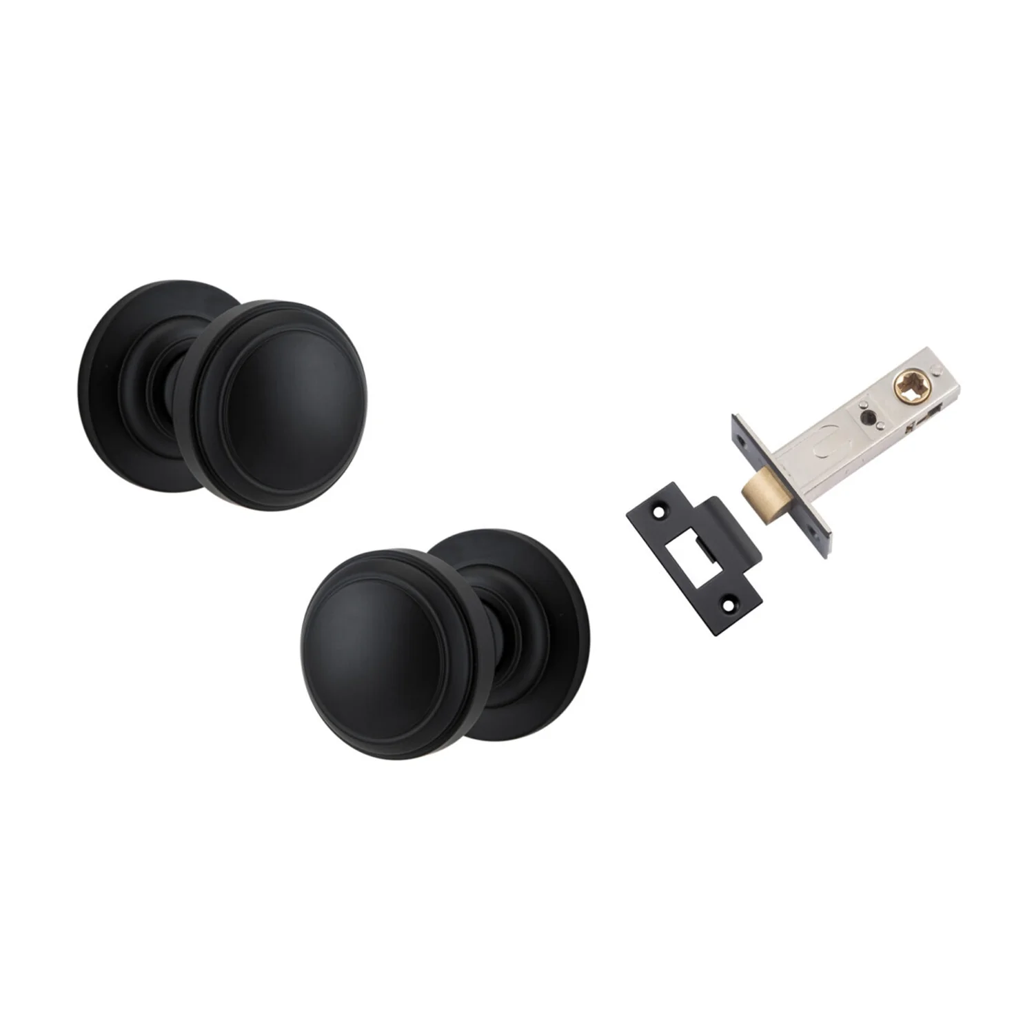 Iver Paddington Door Knob on Round Rose Passage Kit - Available in Various Finishes - Image 7