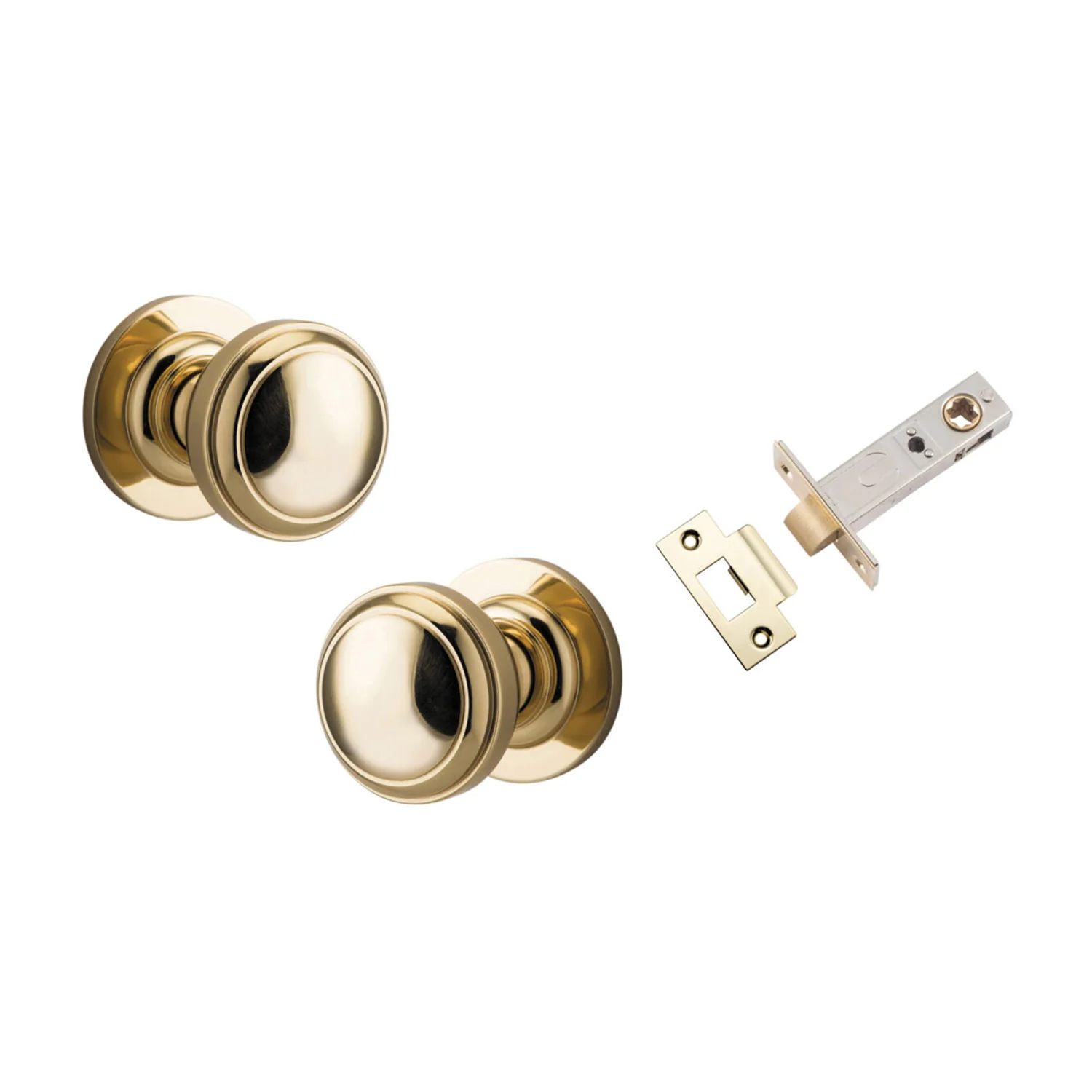 Iver Paddington Door Knob on Round Rose Passage Kit - Available in Various Finishes - Image 8