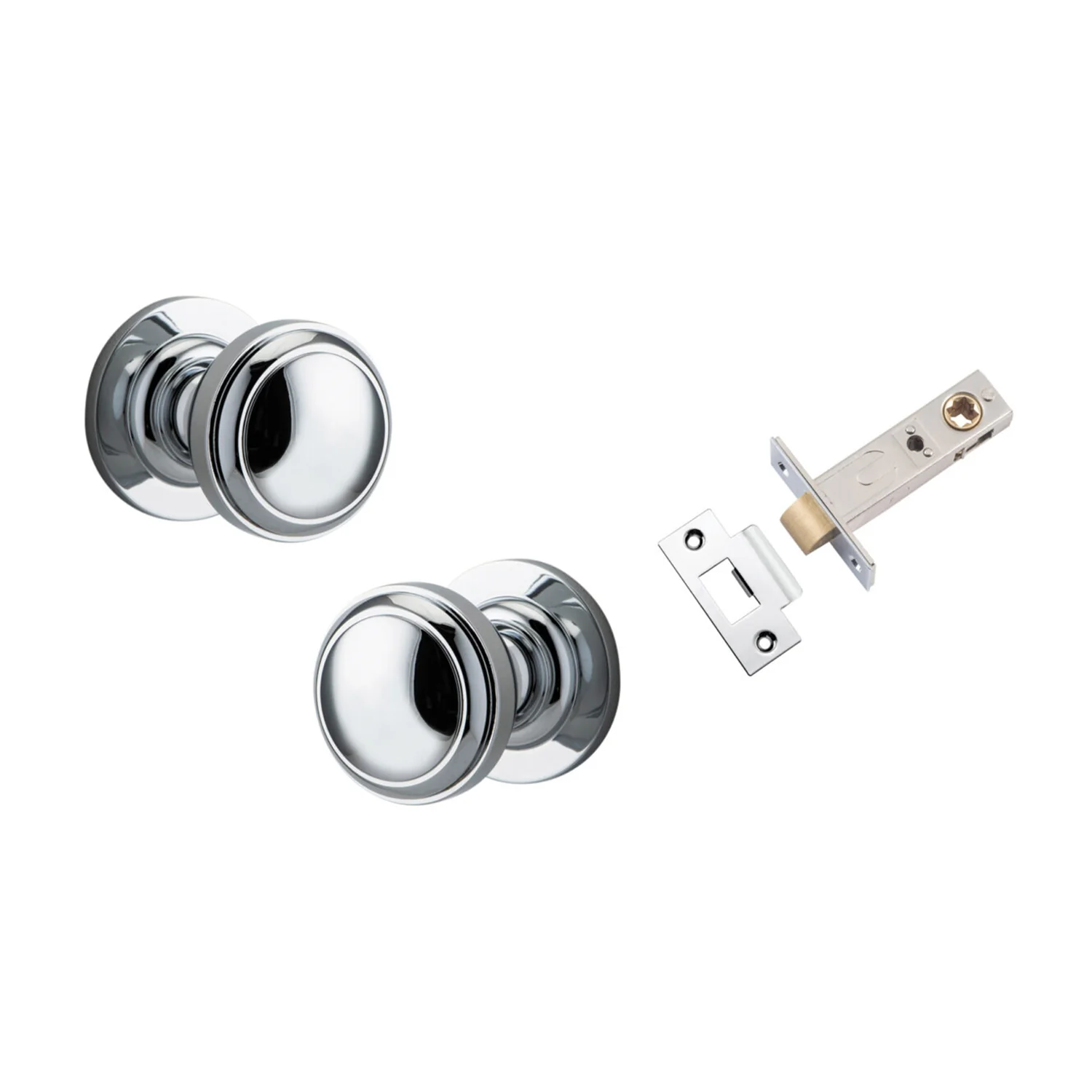 Iver Paddington Door Knob on Round Rose Passage Kit - Available in Various Finishes - Image 9