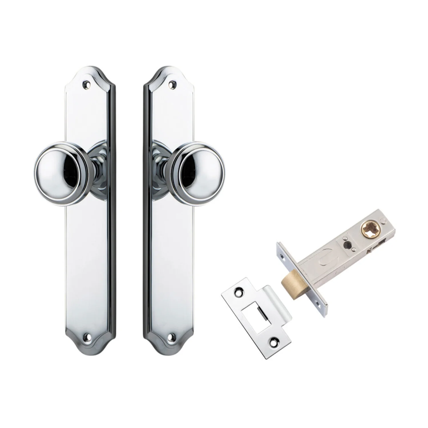 Iver Paddington Door Knob on Shouldered Backplate Passage Kit - Available in Various Finishes - Image 8