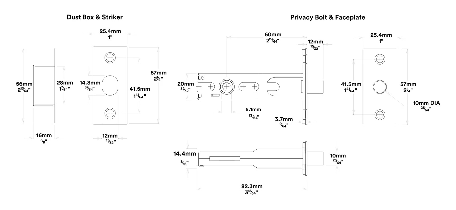 Iver Paddington Door Knob on Shouldered Backplate Privacy Kit with Turn - Image 5