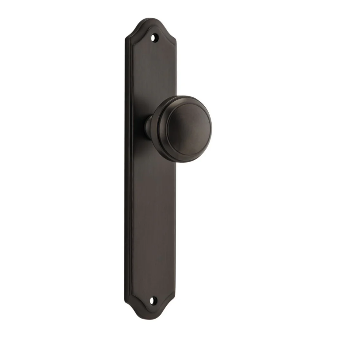 Iver Paddington Door Knob on Shouldered Backplate Signature Brass - Image 4