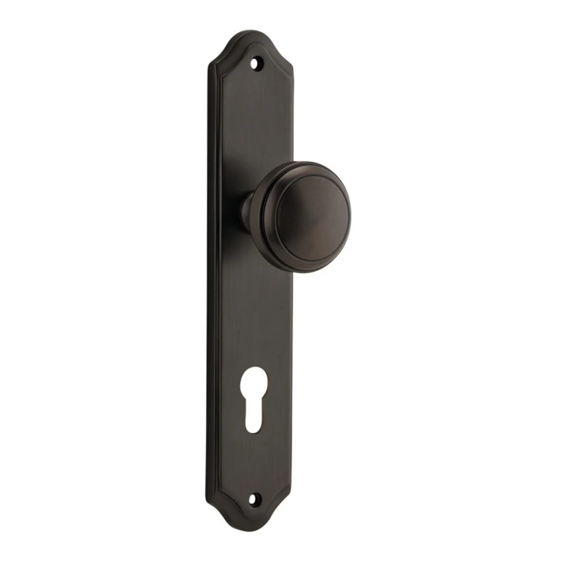 Iver Paddington Door Knob on Shouldered Backplate Signature Brass - Image 5