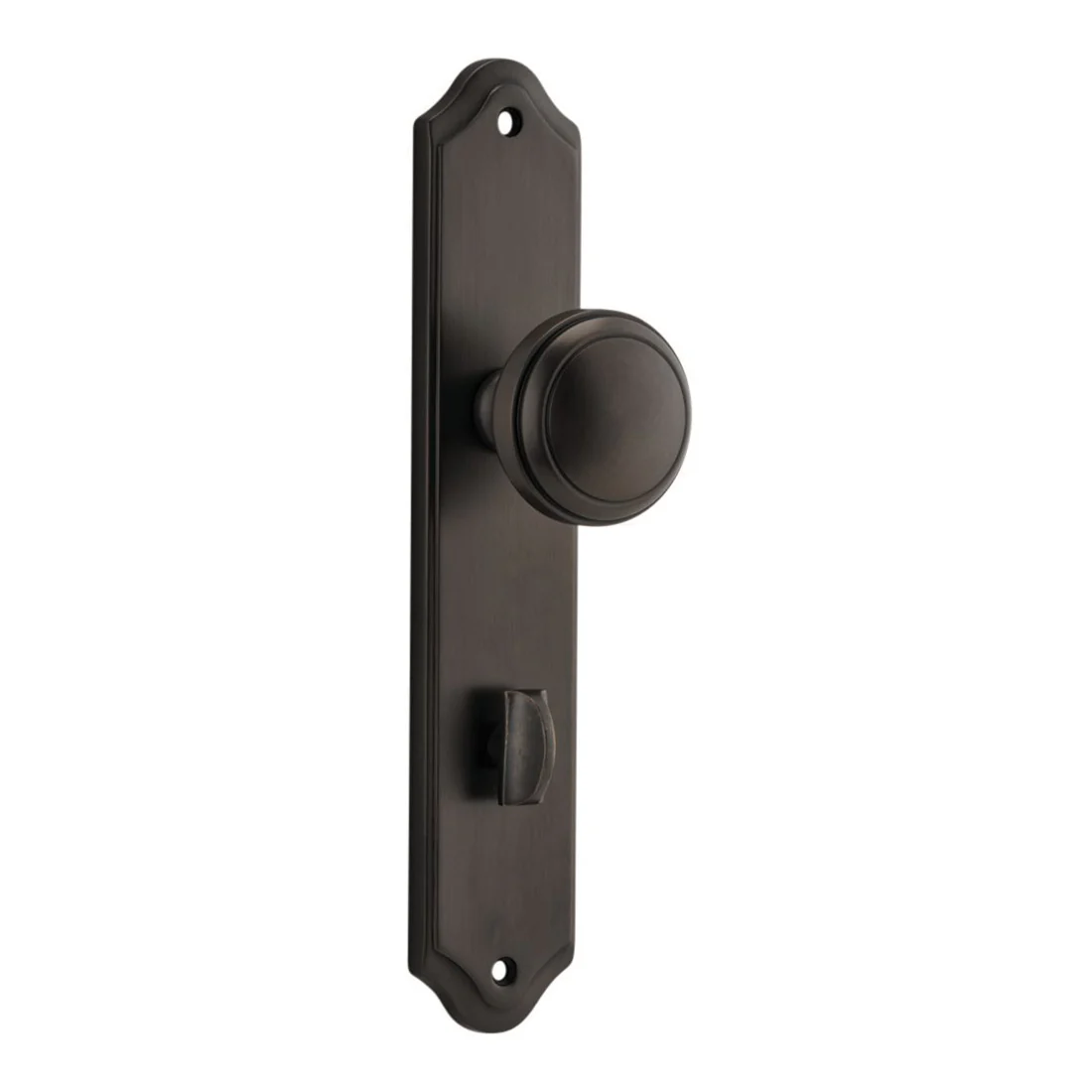 Iver Paddington Door Knob on Shouldered Backplate Signature Brass - Image 6