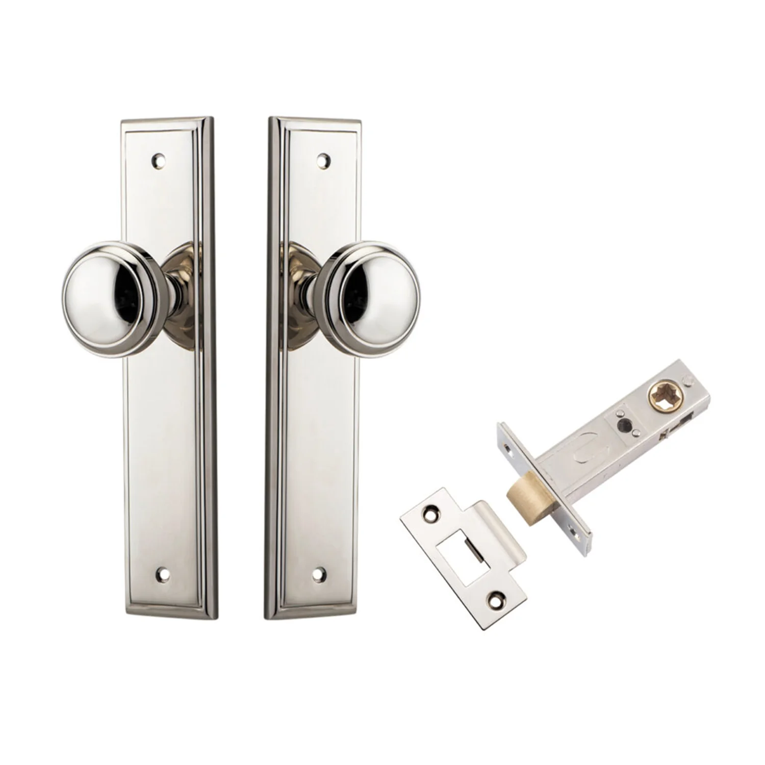 Iver Paddington Door Knob on Stepped Backplate Passage Kit - Available in Various Finishes - Image 10