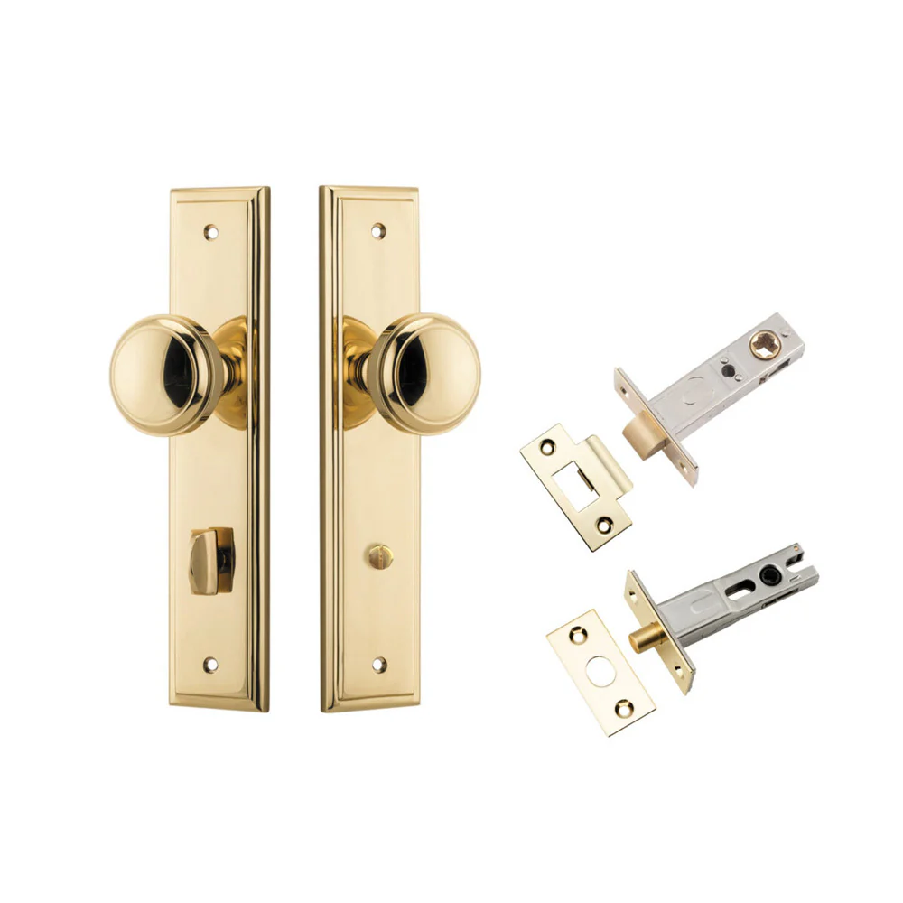 Iver Paddington Door Knob on Stepped Backplate Privacy Kit with Turn - Available in Various Finishes - Image 10