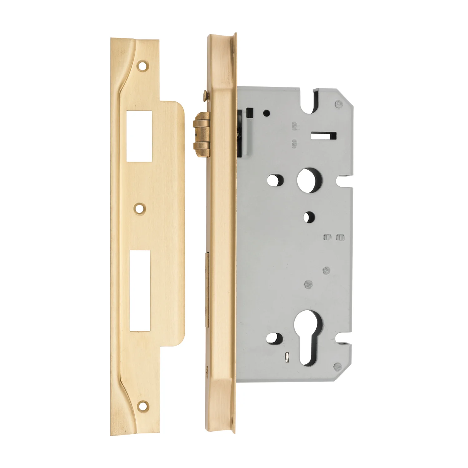 Iver Rebated Euro Roller Mortice Lock - Available in Various Finishes and Sizes - Image 20