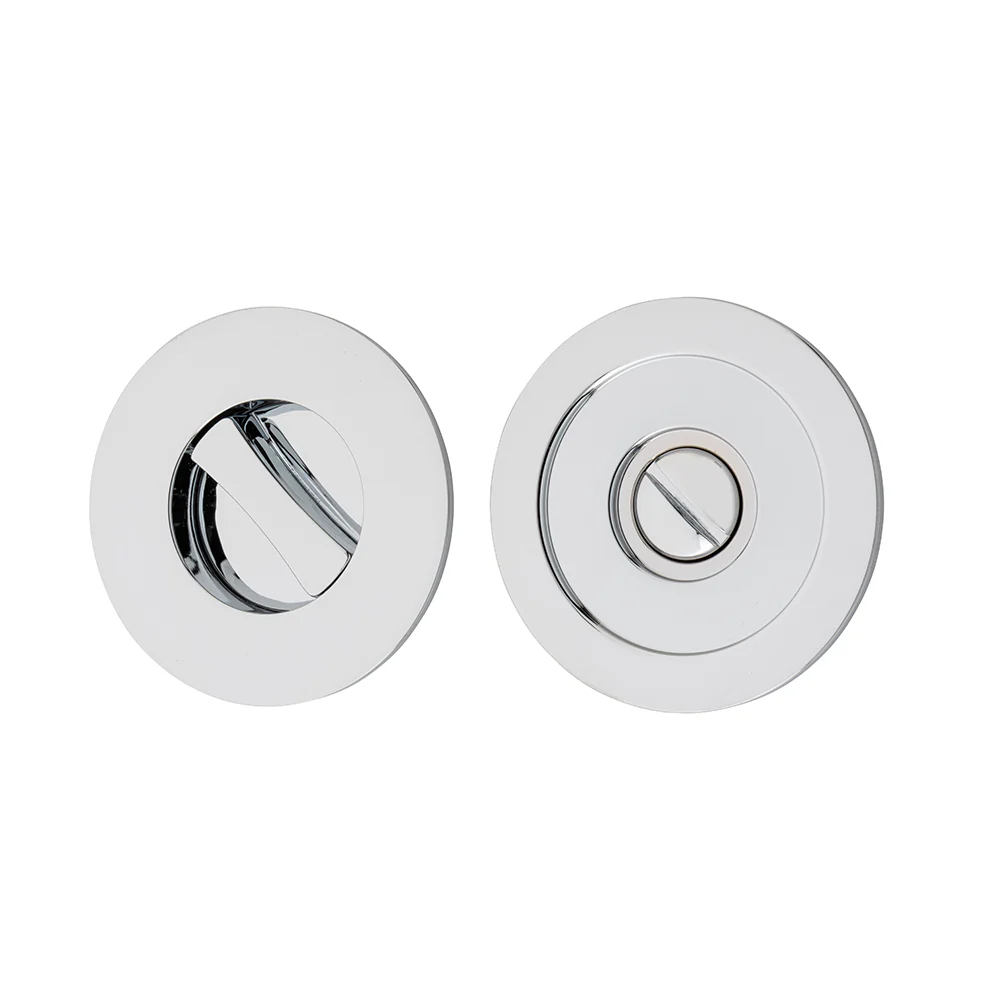 Iver Round Sliding Door Pull with Inbuilt Privacy Turn - Available in Various Finishes - Image 7