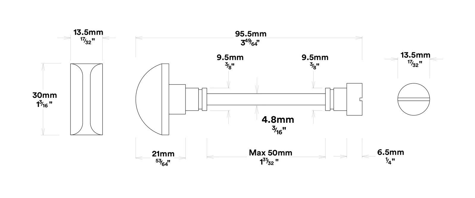 Iver Sarlat Door Lever Handle on Chamfered Backplate Privacy Kit - Available in Various Finishes - Image 3