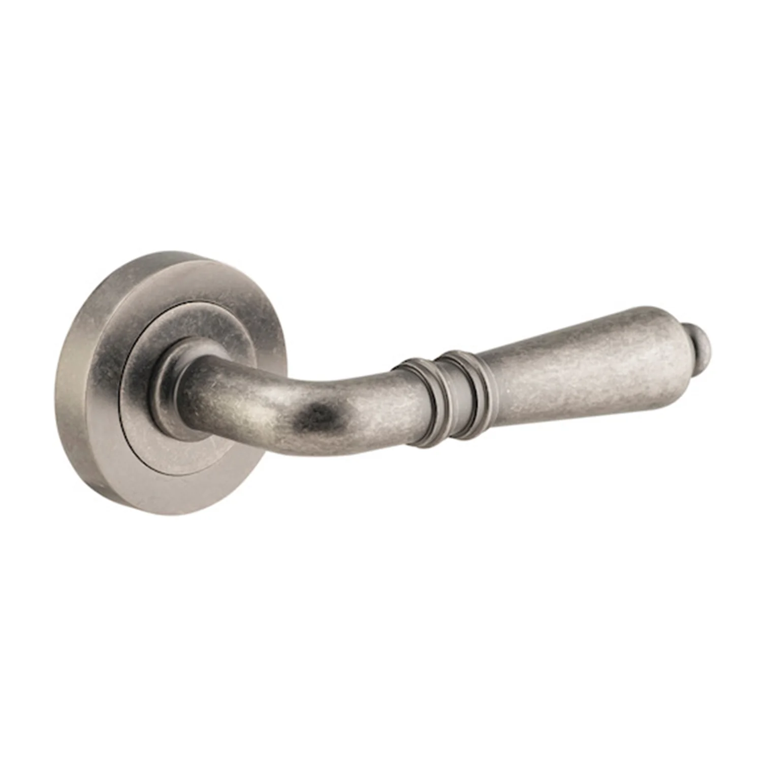Iver Sarlat Door Lever Handle on Round Rose - Available in Various Finishes - Image 9