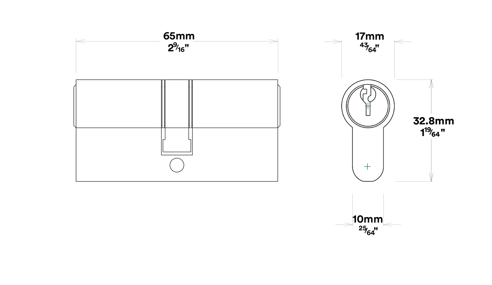 Iver Sarlat Door Lever Handle on Shouldered Backplate Entrance Kit Key/Key - Image 5