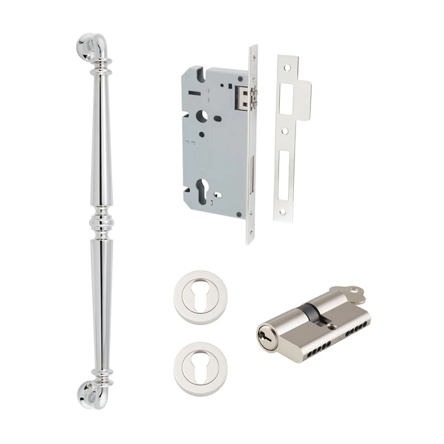 Iver Sarlat Door Pull Handle Entrance Kit Key/Key 450mm - Available in Varrious Finishes - Image 13