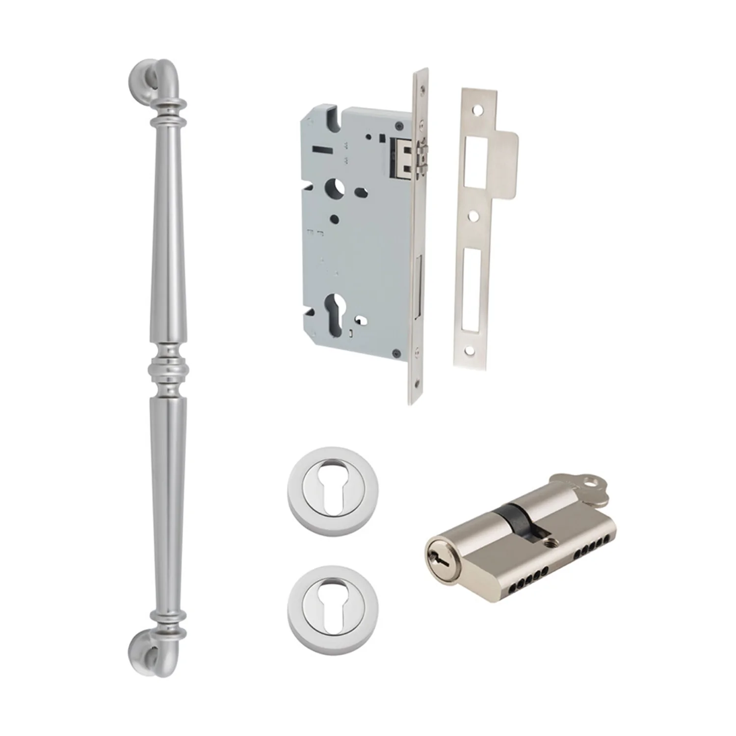Iver Sarlat Door Pull Handle Entrance Kit Key/Key 450mm - Available in Varrious Finishes - Image 14