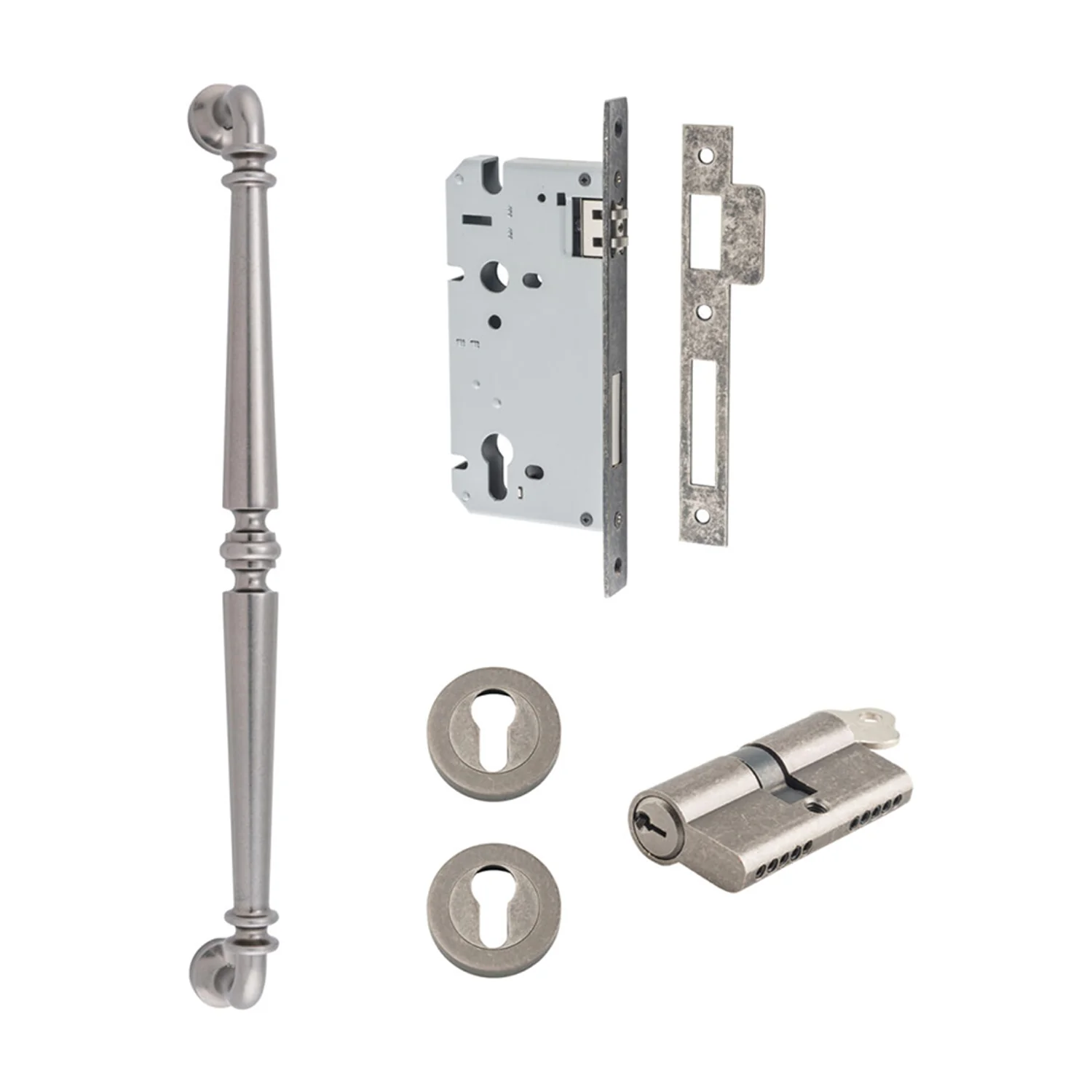Iver Sarlat Door Pull Handle Entrance Kit Key/Key 450mm - Available in Varrious Finishes - Image 9