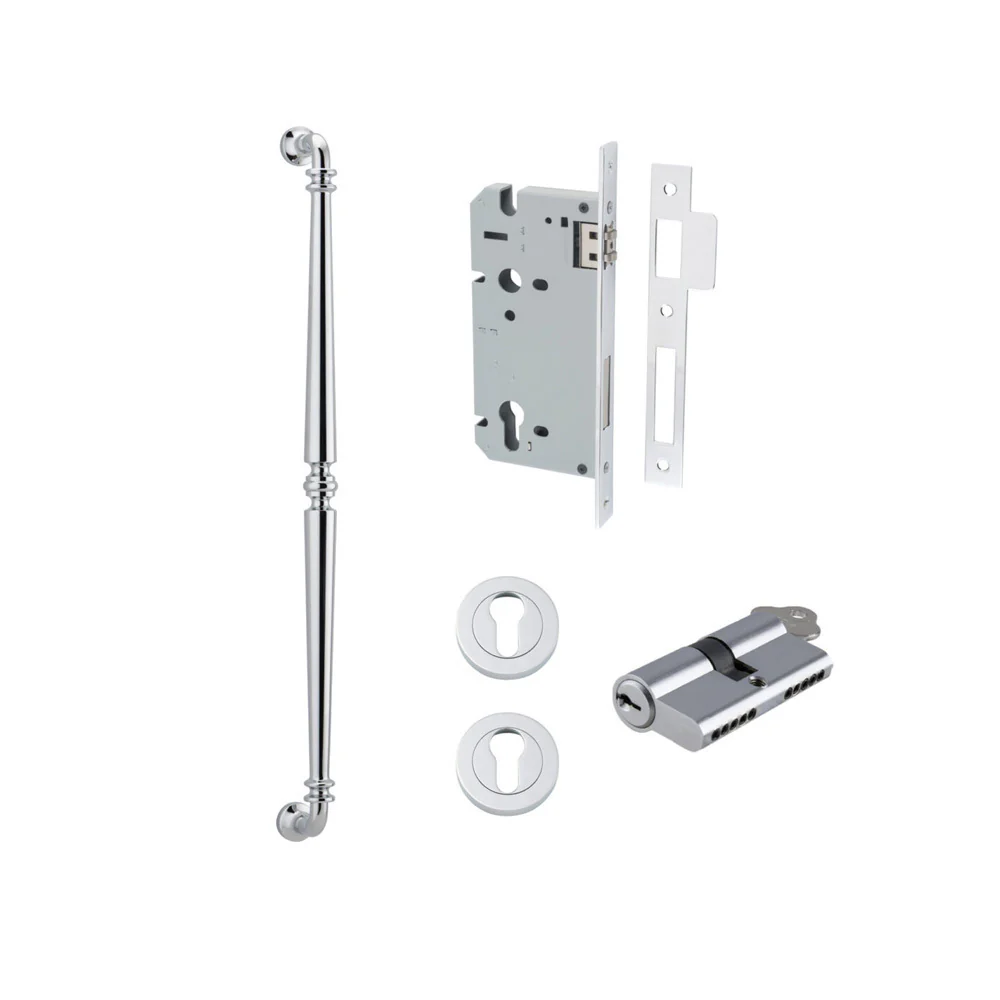 Iver Sarlat Door Pull Handle Entrance Kit Key/Key 600mm - Available in Various Finishes - Image 12