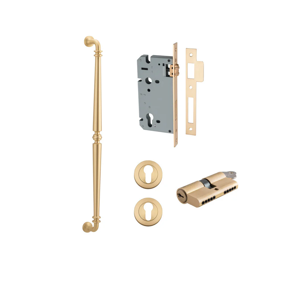 Iver Sarlat Door Pull Handle Entrance Kit Key/Key 600mm - Available in Various Finishes - Image 7