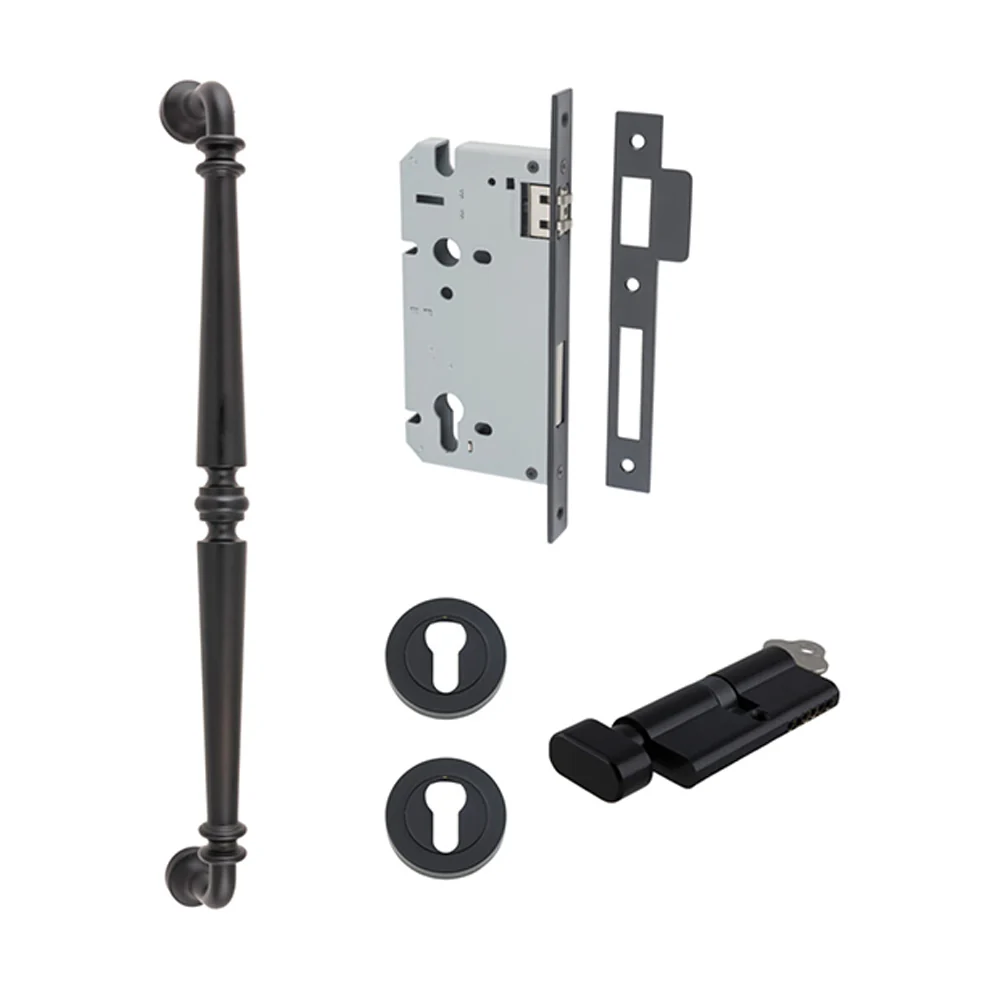 Iver Sarlat Door Pull Handle Entrance Kit Key/Thumb 450mm - Available in Various Finishes - Image 10