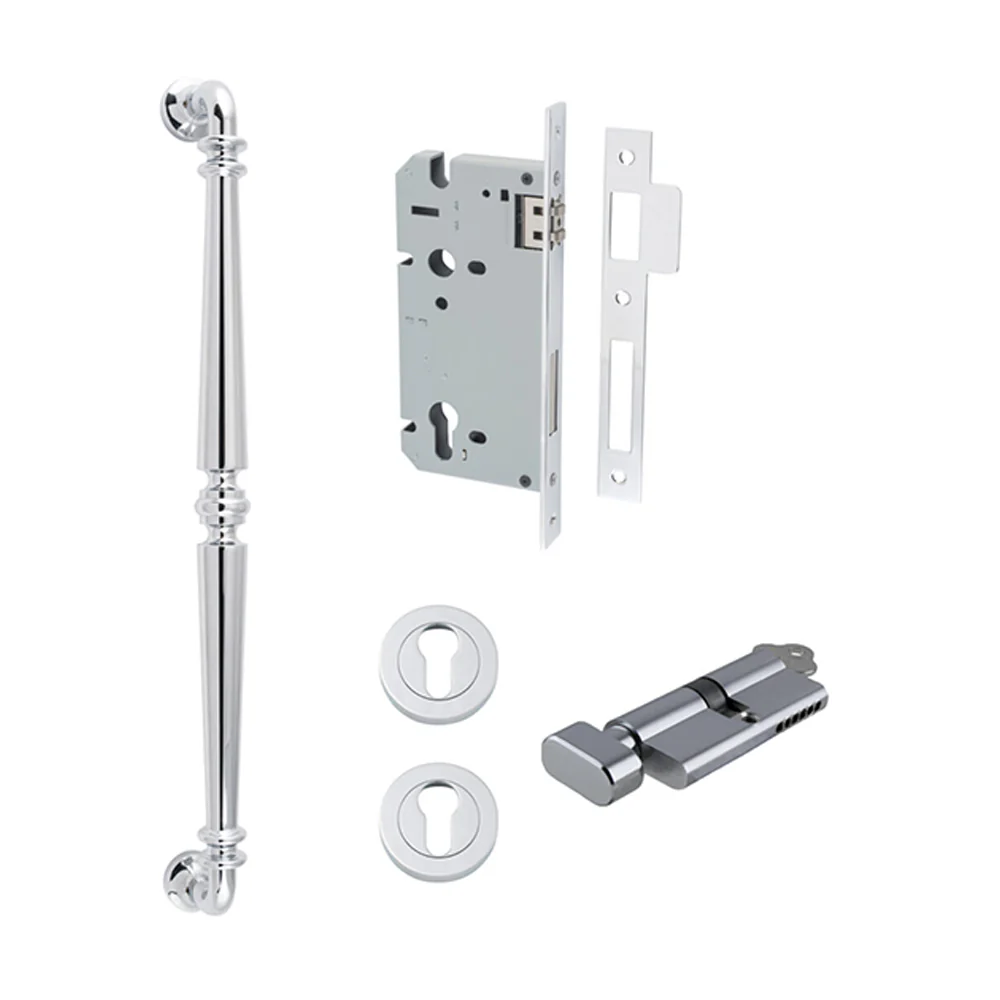 Iver Sarlat Door Pull Handle Entrance Kit Key/Thumb 450mm - Available in Various Finishes - Image 12