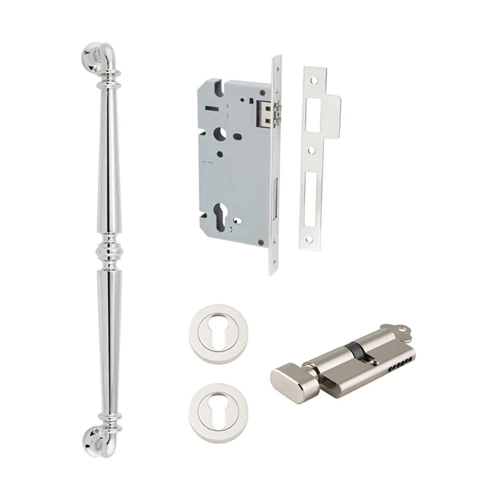 Iver Sarlat Door Pull Handle Entrance Kit Key/Thumb 450mm - Available in Various Finishes - Image 13
