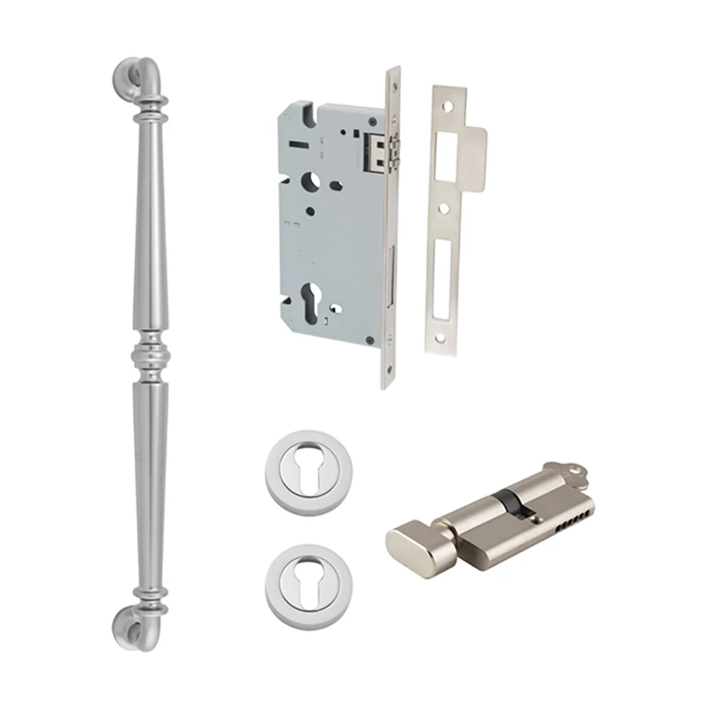 Iver Sarlat Door Pull Handle Entrance Kit Key/Thumb 450mm - Available in Various Finishes - Image 14