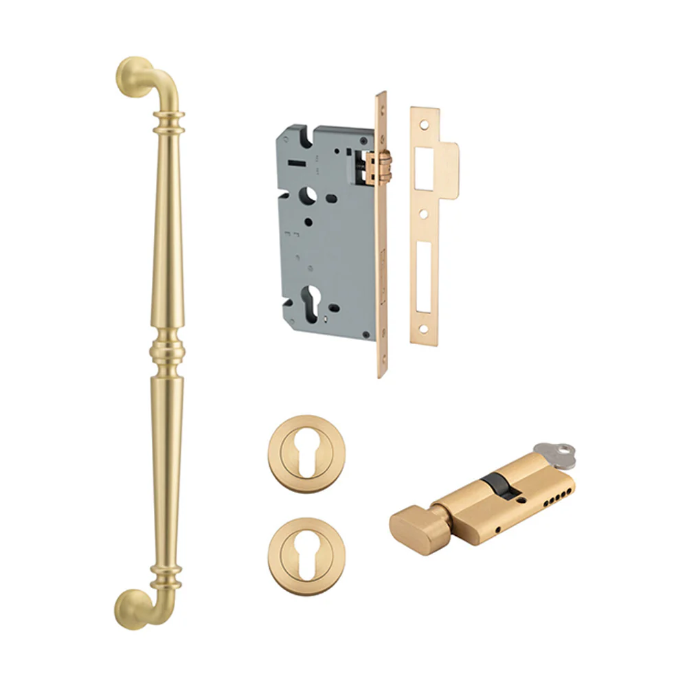 Iver Sarlat Door Pull Handle Entrance Kit Key/Thumb 450mm - Available in Various Finishes - Image 16