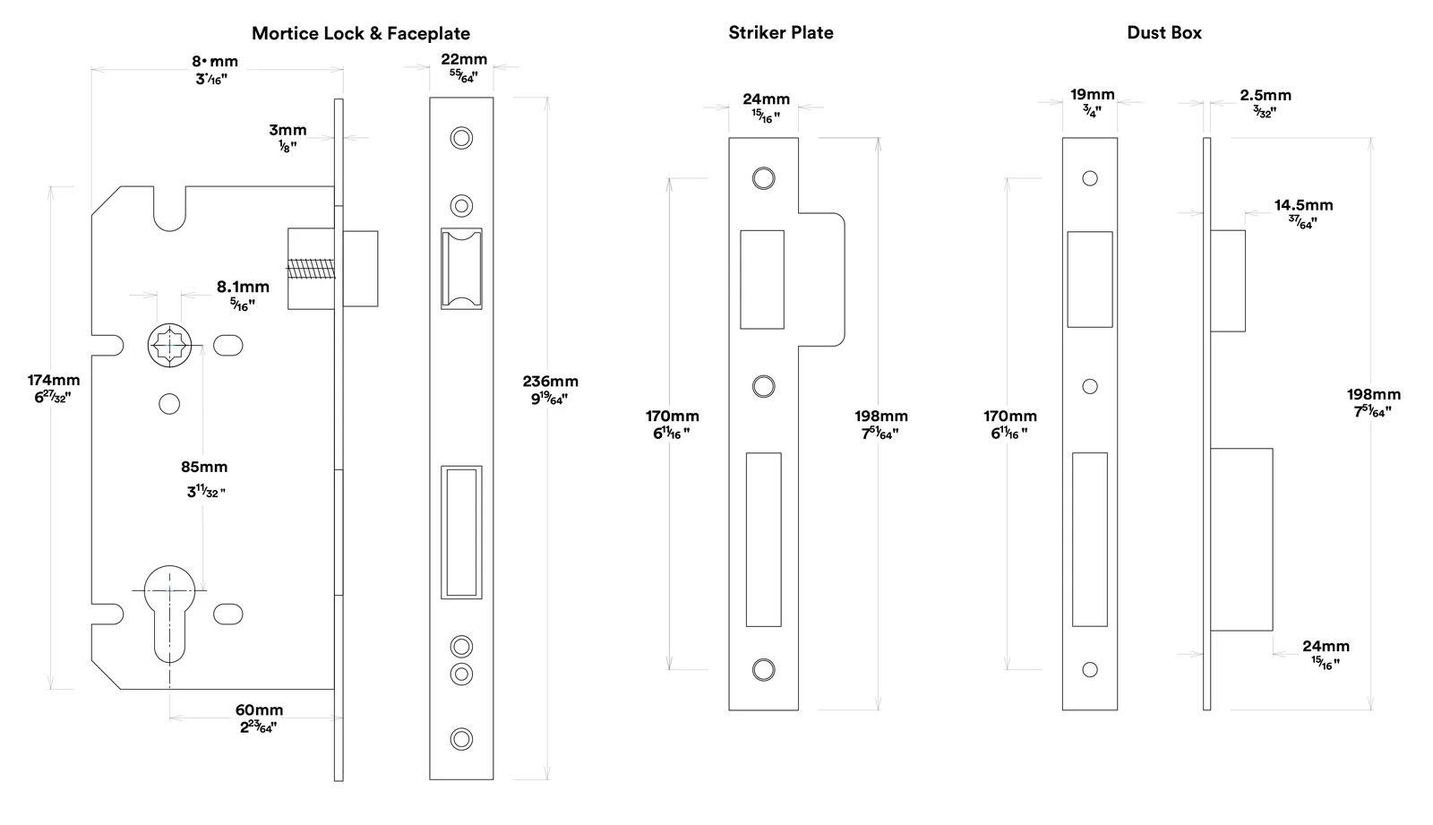 Iver Stirling Door Lever Handle on Oval Backplate Entrance Kit Key/Key - Image 5