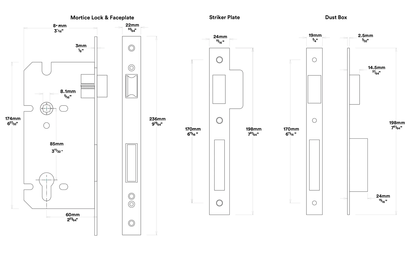 Iver Stirling Door Lever Handle on Round Rose Entrance Kit Key/Thumb - Available in Various Finishes - Image 6