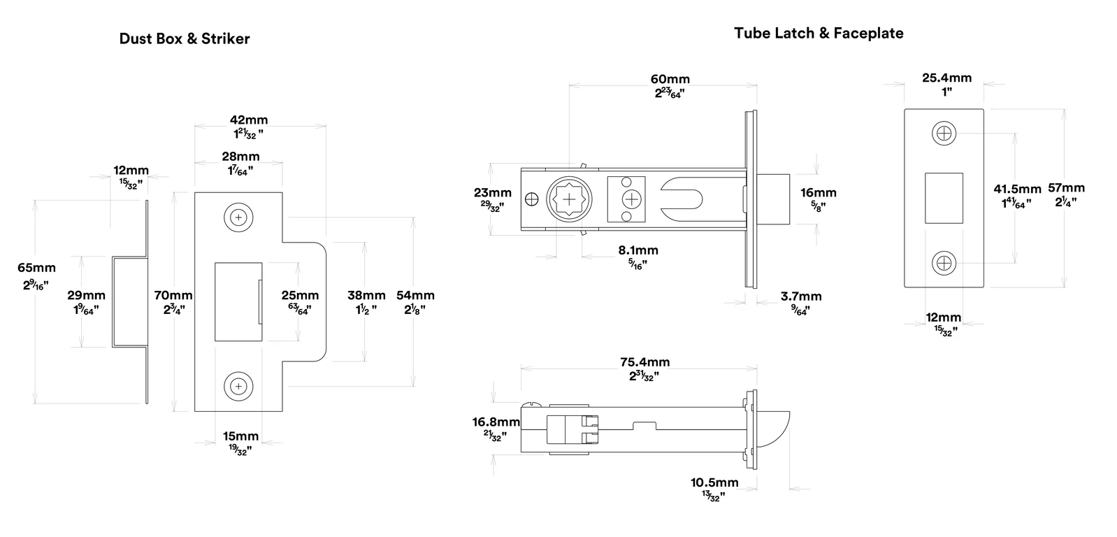 Iver Stirling Door Lever Handle on Round Rose Passage Kit - Available in Various Finishes - Image 4