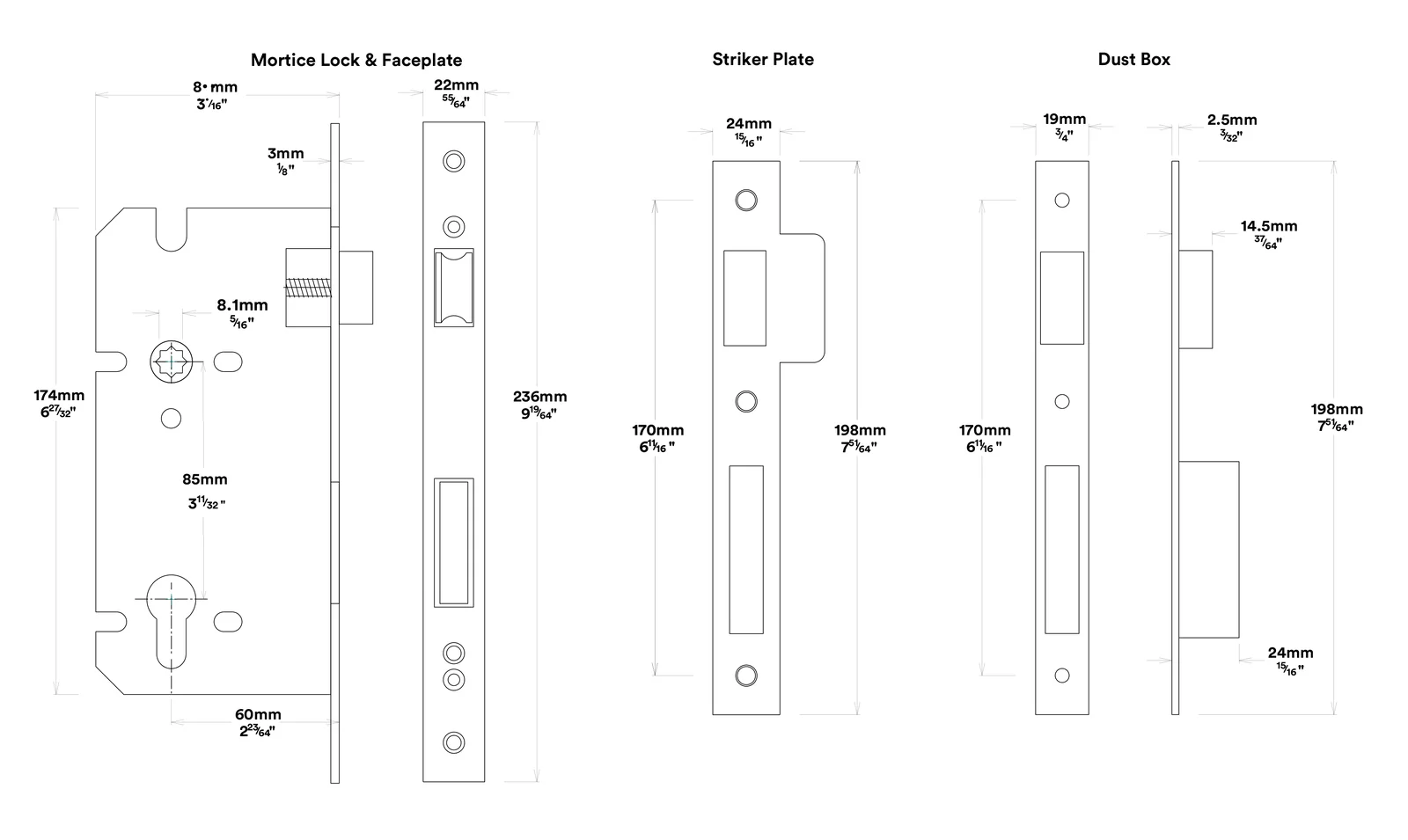 Iver Verona Door Lever Handle on Chamfered Backplate Entrance Kit Key/Key - Image 5
