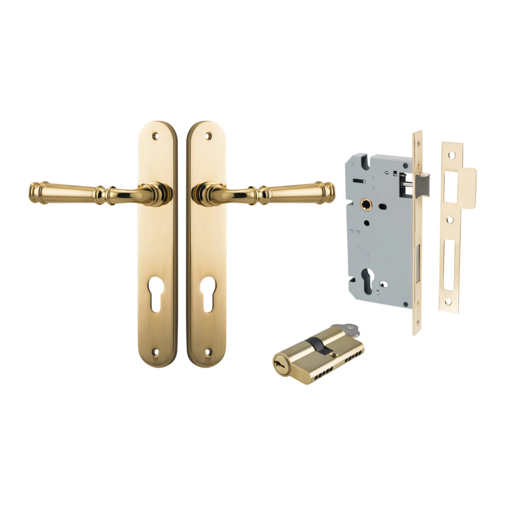 Iver Verona Door Lever Handle on Oval Backplate Entrance Kit Key/Key - Available in Various Finishes - Image 10