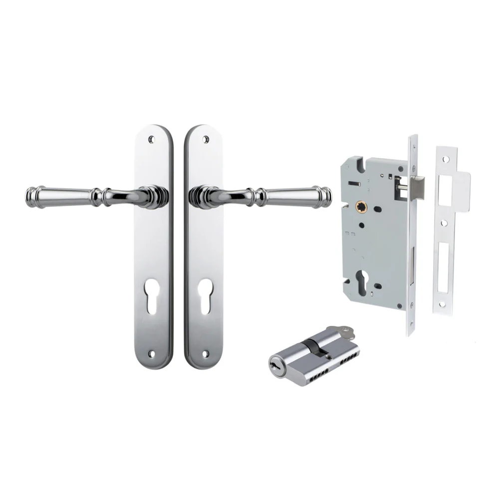 Iver Verona Door Lever Handle on Oval Backplate Entrance Kit Key/Key - Available in Various Finishes - Image 11