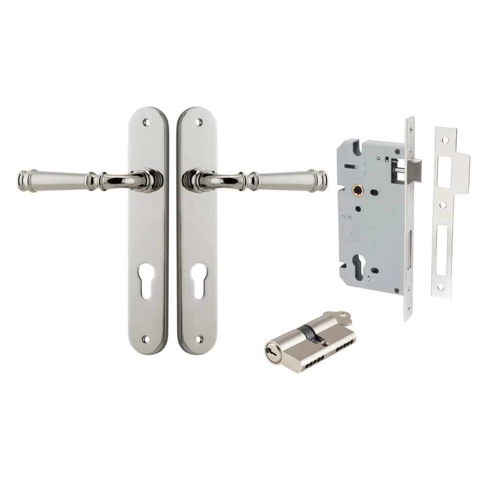 Iver Verona Door Lever Handle on Oval Backplate Entrance Kit Key/Key - Available in Various Finishes - Image 12