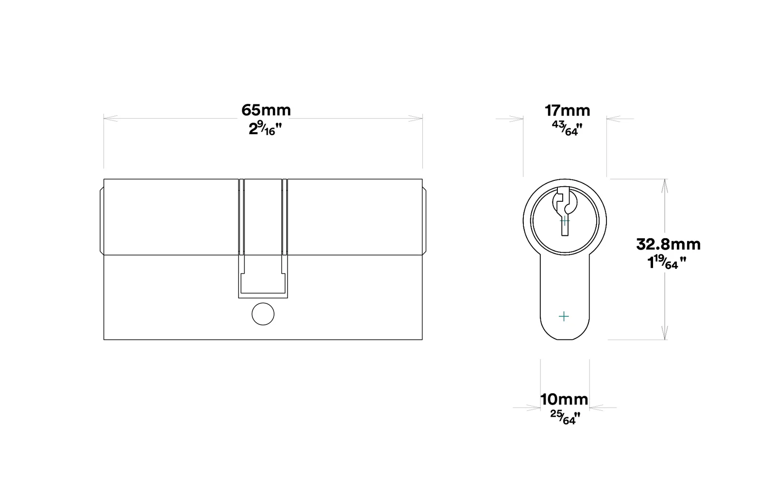 Iver Verona Door Lever Handle on Oval Backplate Entrance Kit Key/Thumb - Image 5