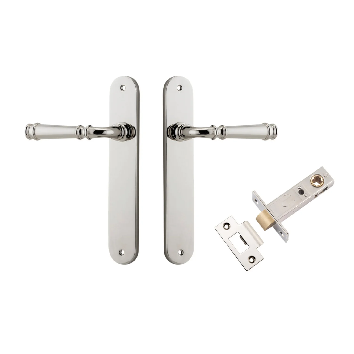 Iver Verona Door Lever Handle on Oval Backplate Passage Kit - Available in Various Finishes - Image 11