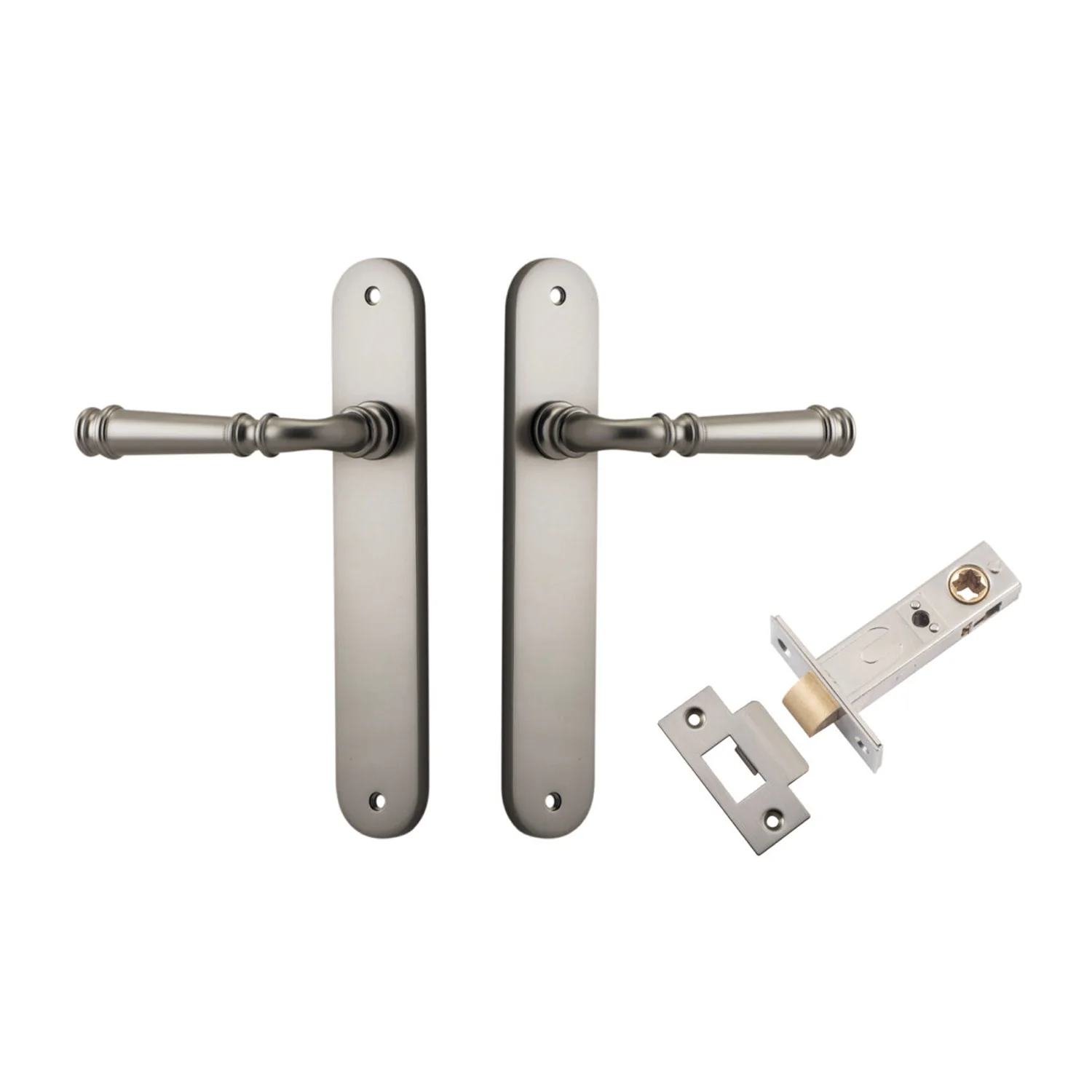 Iver Verona Door Lever Handle on Oval Backplate Passage Kit - Available in Various Finishes - Image 12