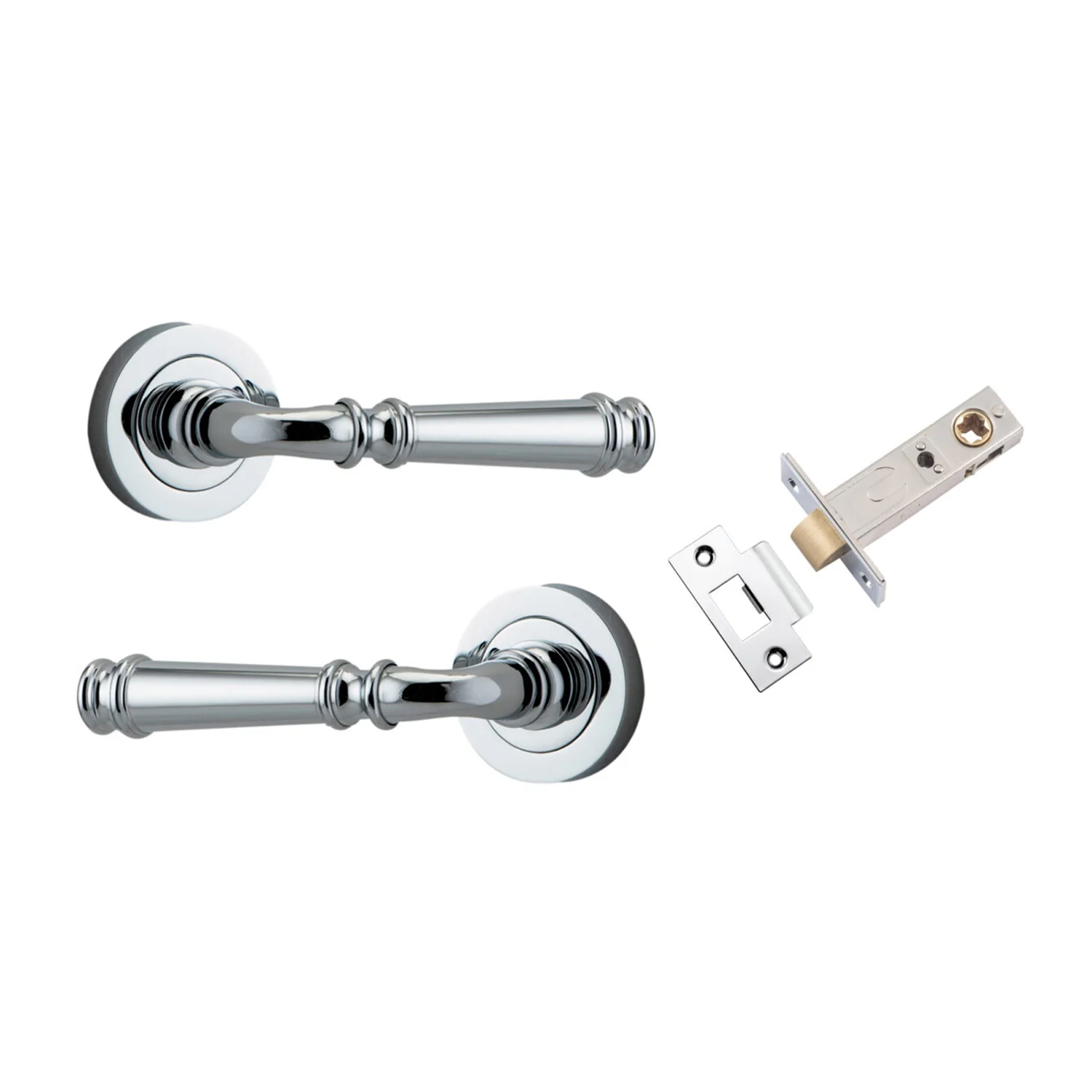 Iver Verona Door Lever Handle on Round Rose Passage Kit - Available in Various Finishes - Image 10