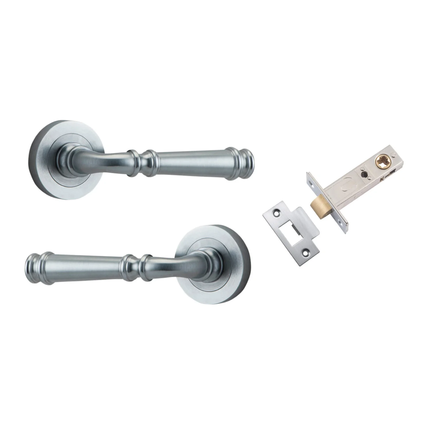 Iver Verona Door Lever Handle on Round Rose Passage Kit - Available in Various Finishes - Image 6