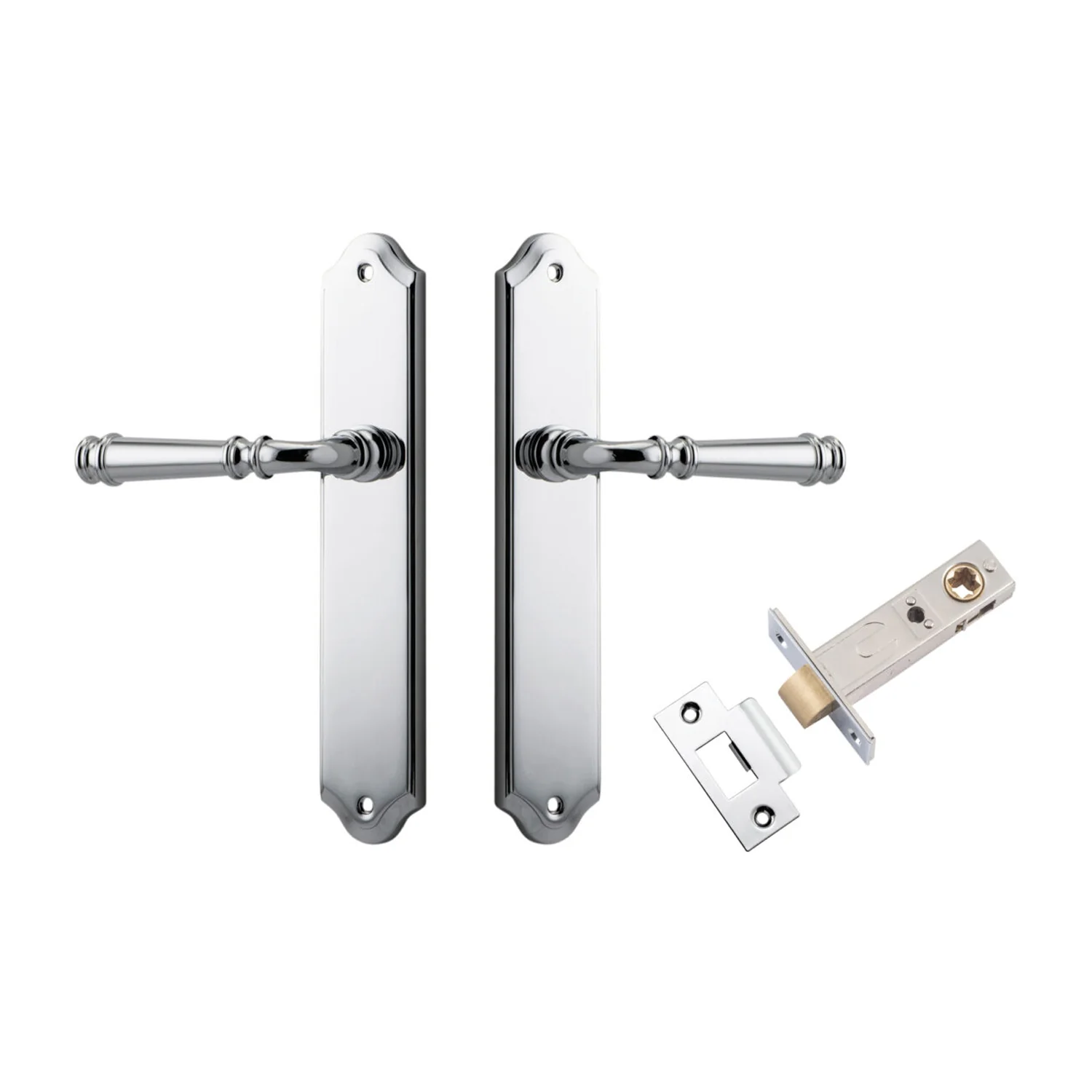 Iver Verona Door Lever Handle on Shouldered Backplate Passage Kit - Available in Various Finishes - Image 10