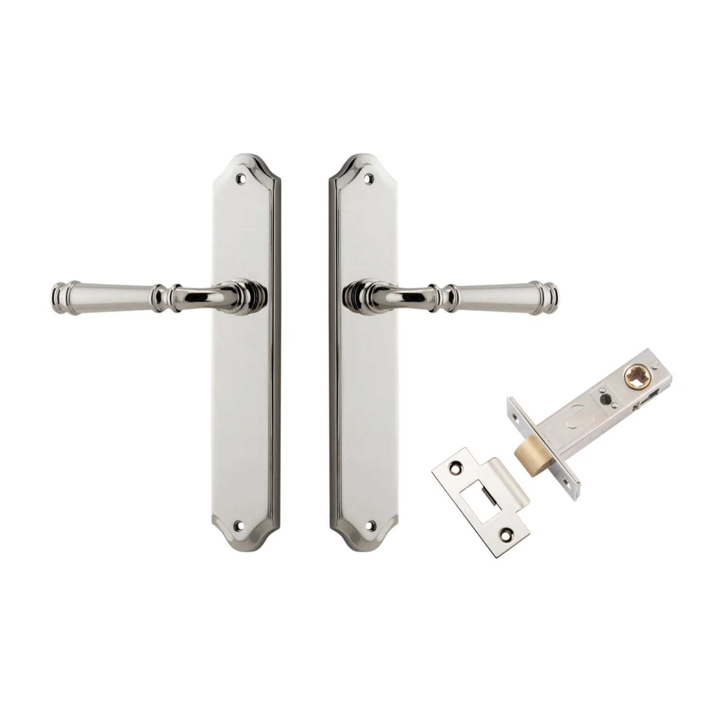 Iver Verona Door Lever Handle on Shouldered Backplate Passage Kit - Available in Various Finishes - Image 11