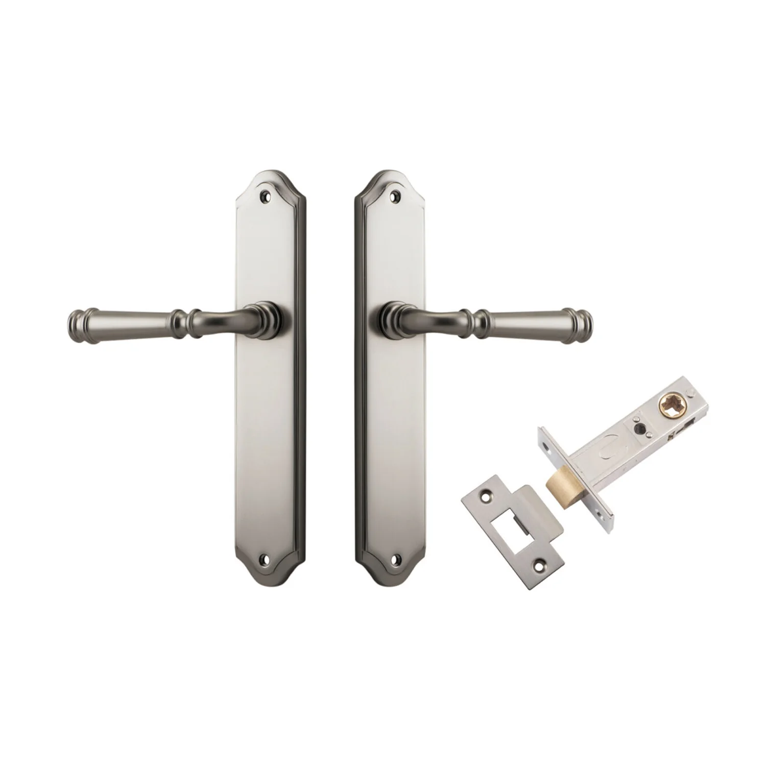 Iver Verona Door Lever Handle on Shouldered Backplate Passage Kit - Available in Various Finishes - Image 12