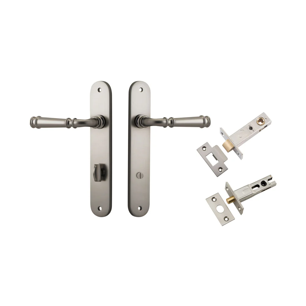 Iver Verona Door Lever on Oval Backplate Privacy Kit with Turn - Available in Various Finishes - Image 13