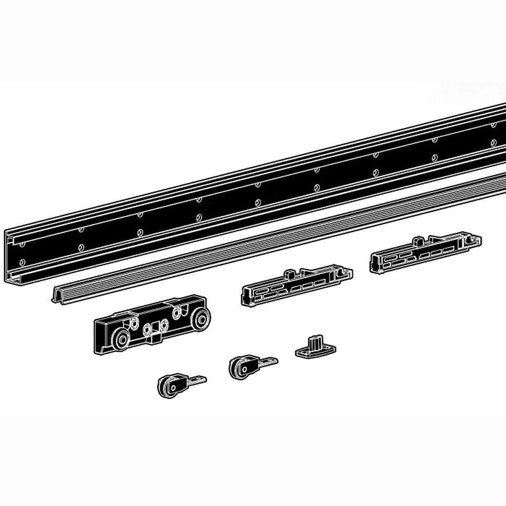 JNF Offscreen Light System for Invisible Sliding Doors with Soft Closing 1100mm IN.15.452.1100 - Image 2